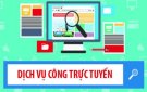 Quyết định ban hành danh mục dịch vụ  công trực tuyến toàn trình không sử  dụng hồ sơ giấy trên địa bàn tỉnh  Thanh Hóa